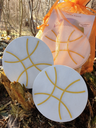 HEILSYMBOL DER PLEJADER [Acht Untersetzer aus Holzschliffpappe; nur im AMRA-Shop erh&auml;ltlich]